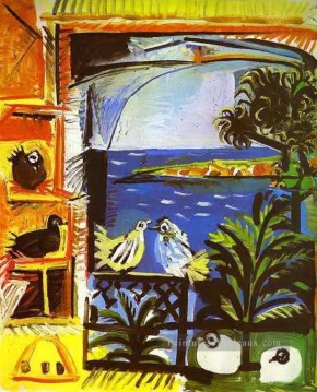 Les Colombes 1957 cubiste Pablo Picasso Peinture à l'huile
